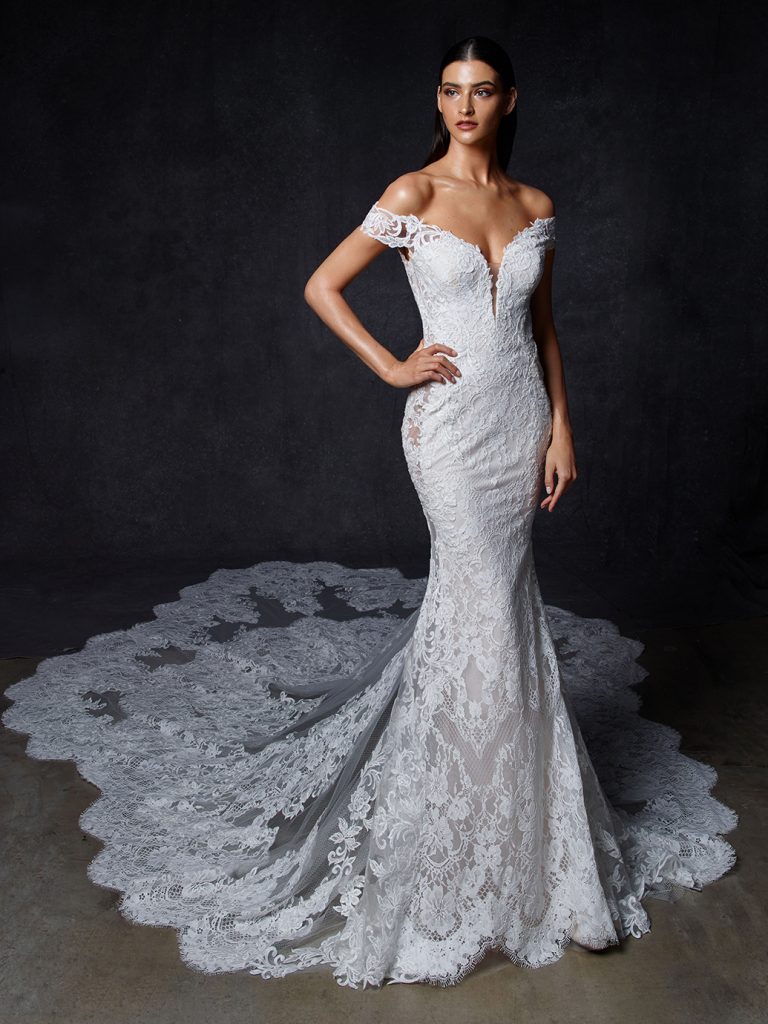 Enzoani Olive Wedding Dress|Krystle Brides Bridal Boutique