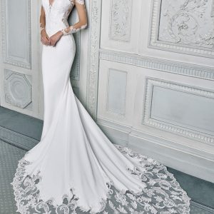 Ellis Bridals Mauve Wedding Dress